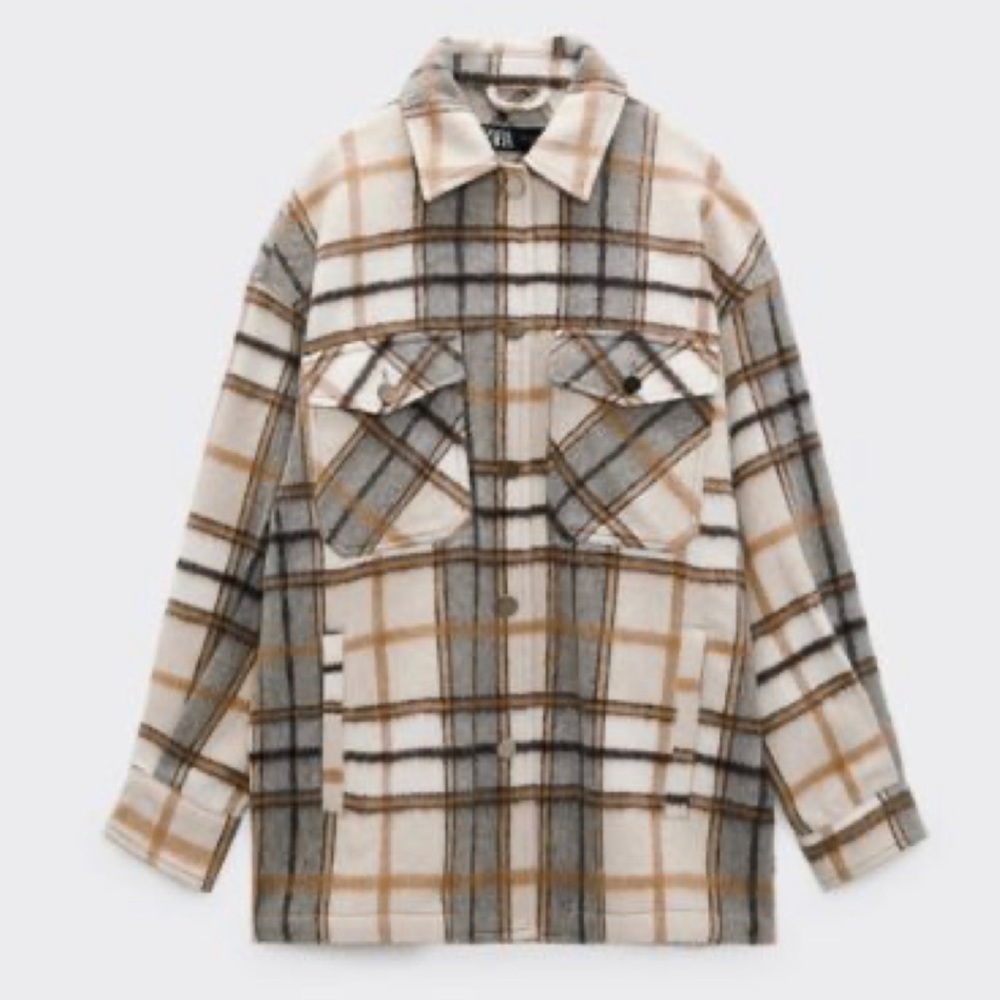 Plaid overshirt